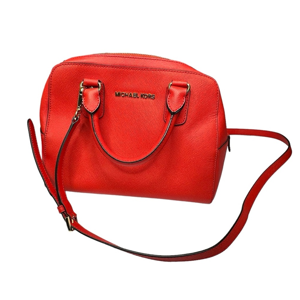 Michael Kors bright orange purse